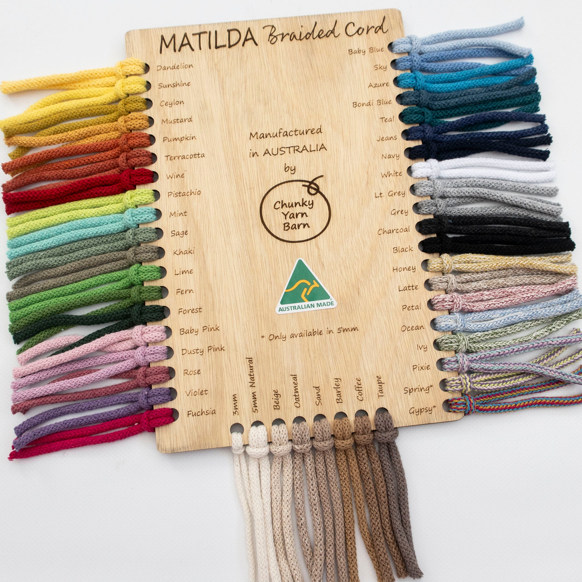 MATILDA Braided Cord 5mm 50m