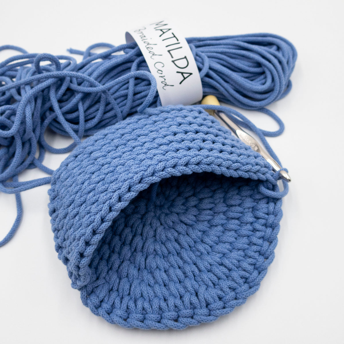 Matilda Braided Cord SKY 5mm 100m