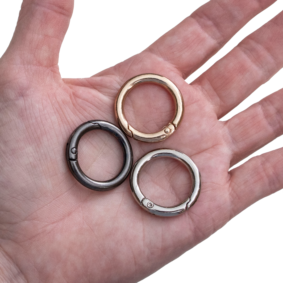 O Ring Spring Clasps 28mm (2)