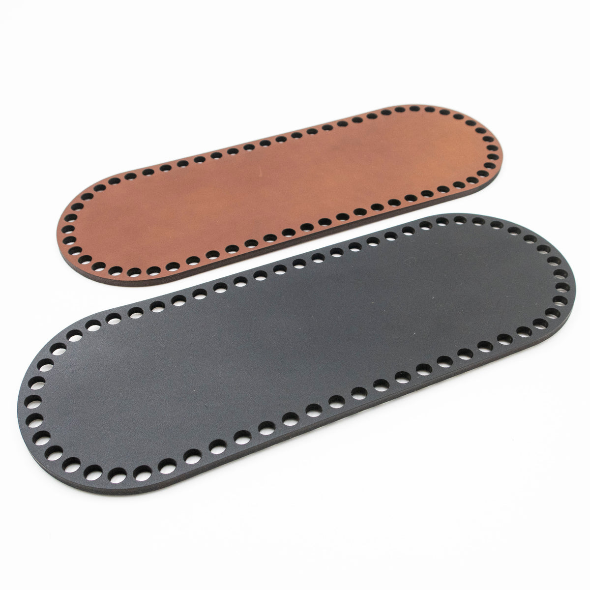 Leather Handbag Base Oval 9 x 24.5cm
