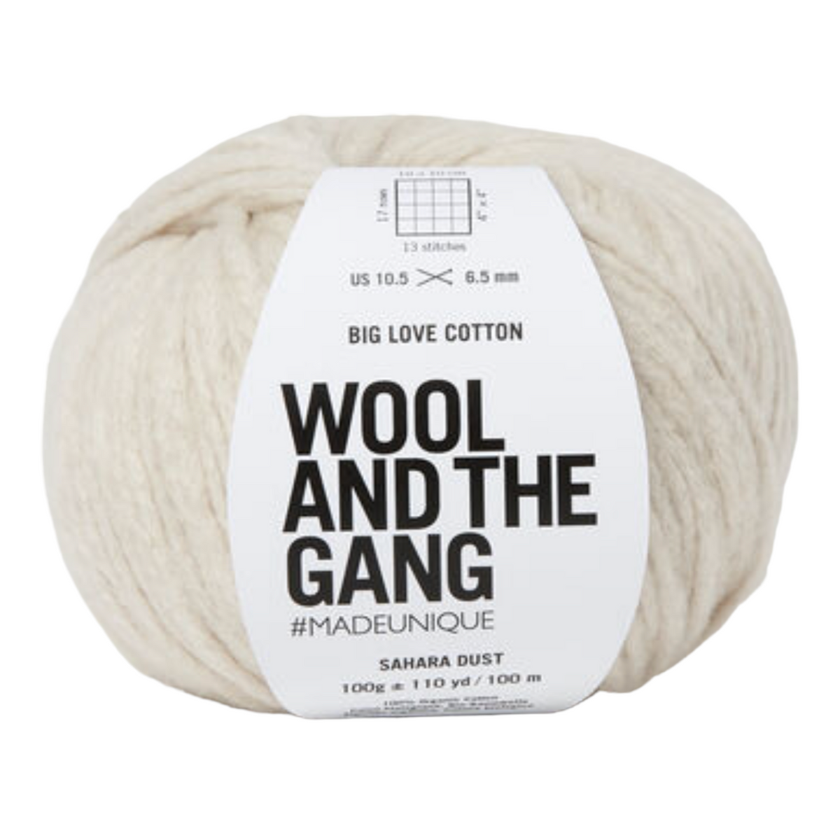 WATG Big Love Cotton SAHARA DUST