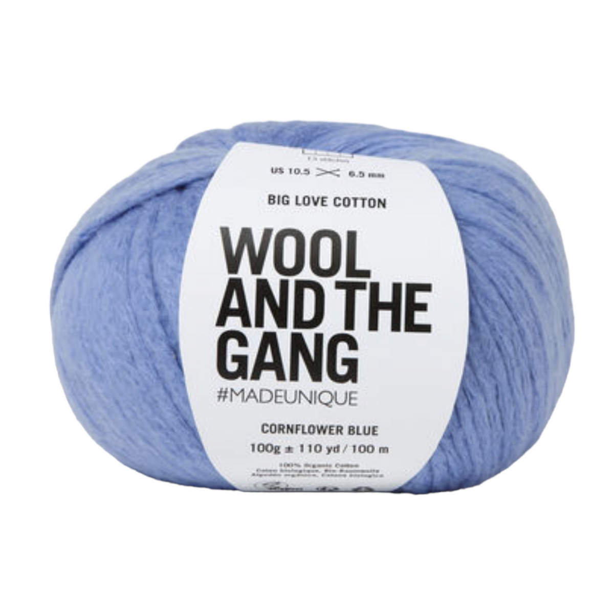 WATG Big Love Cotton CORNFLOWER BLUE