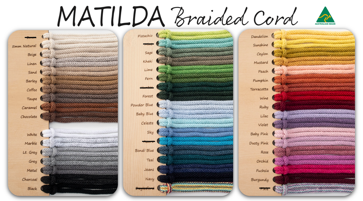 MATILDA Braided Cord OMBRE 3mm 200m