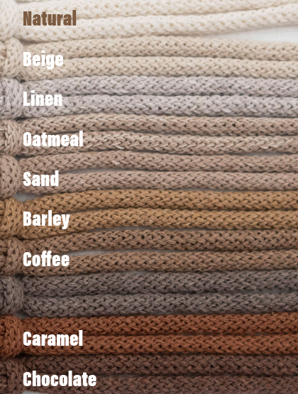 Matilda Braided Cord SAND 5mm 200m