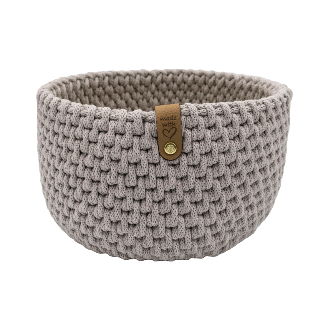 Crochet Rattan Basket Kit 22cm