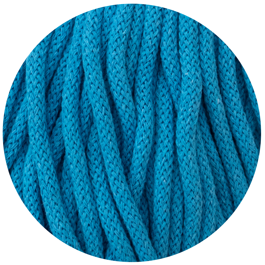 Matilda Braided Cord AZURE 5mm 100m
