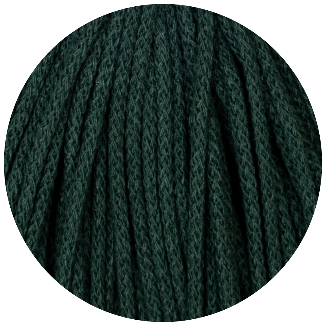 MATILDA Braided Cord FOREST GREEN 3mm 100m