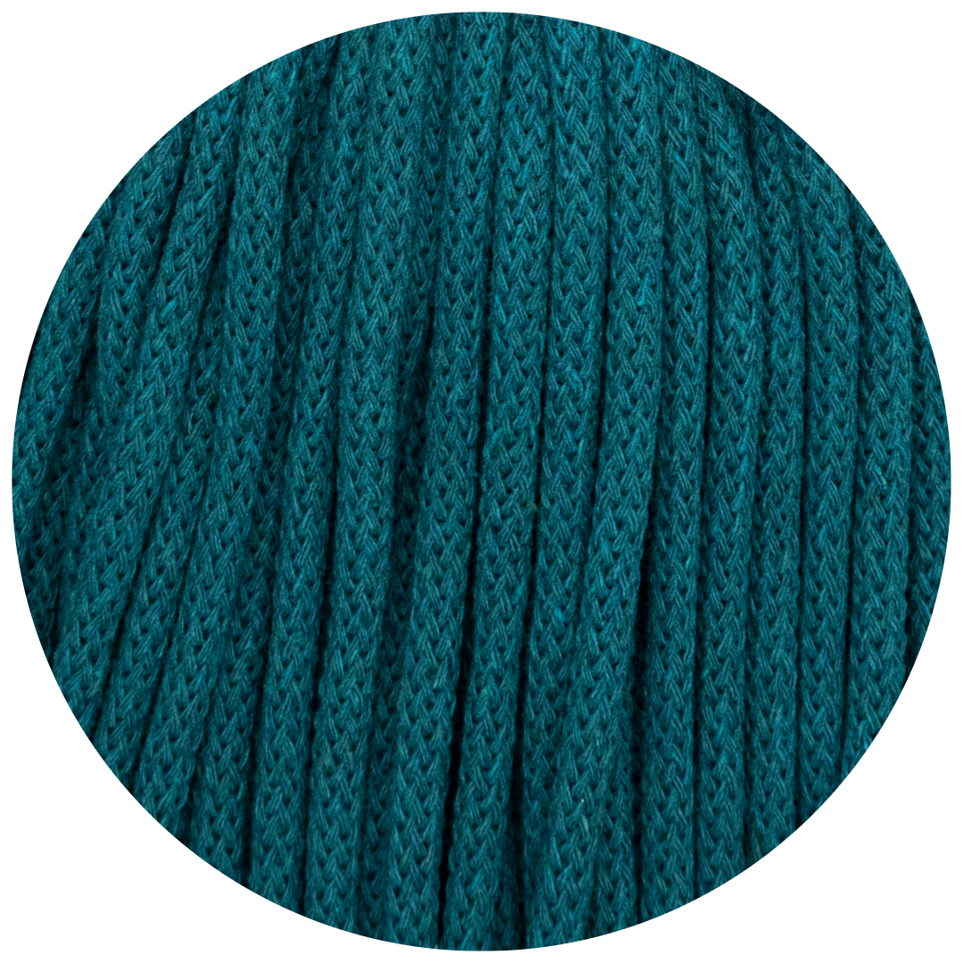 Matilda Braided Cord TEAL 5mm 200m