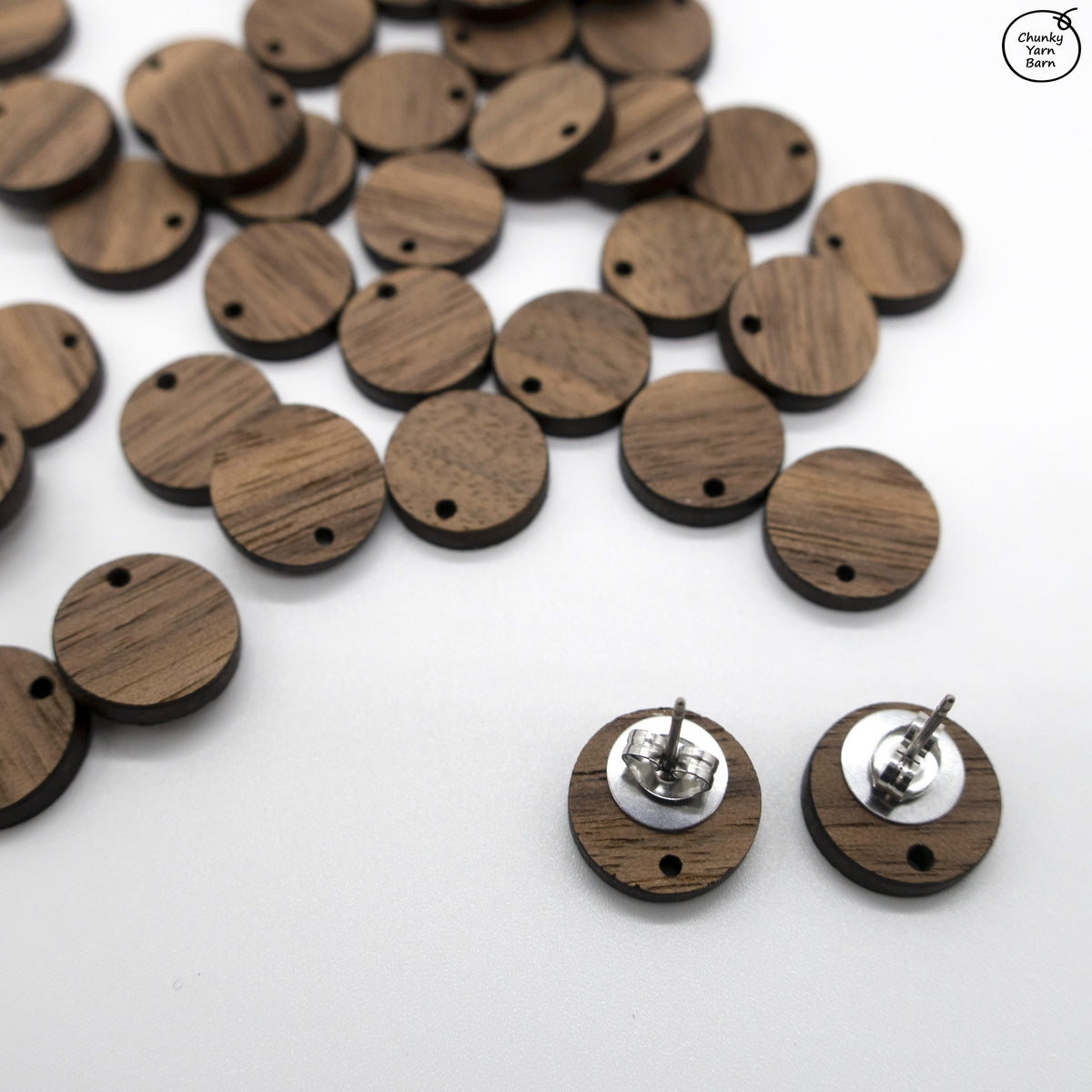 TIMBER Earring Stud Pads (10 Pairs)