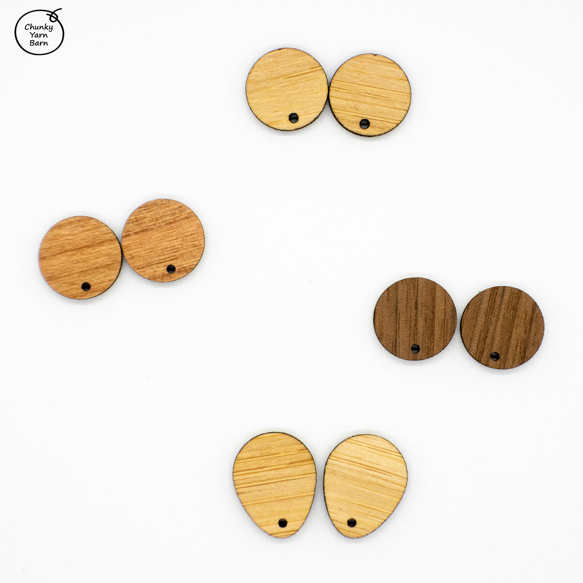 TIMBER Earring Stud Pads (10 Pairs)