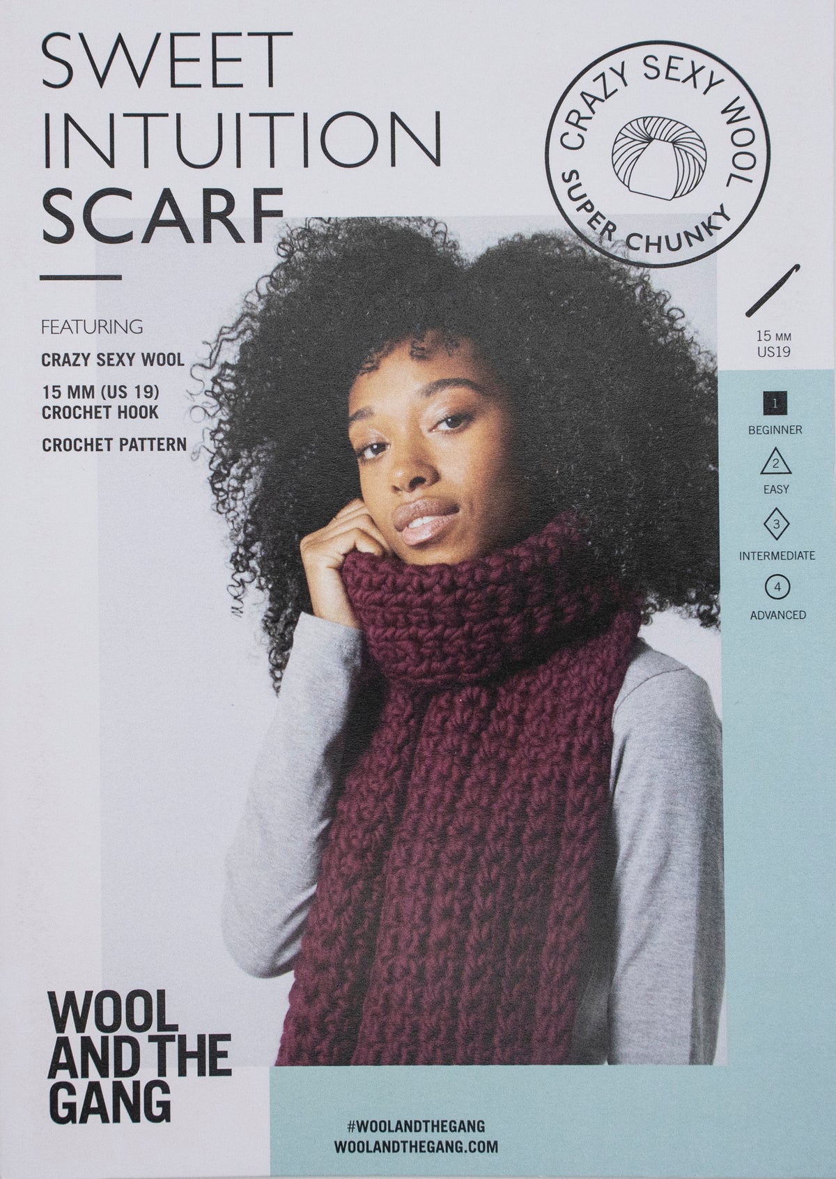 WATG Sweet Intuition Scarf CROCHET Pattern