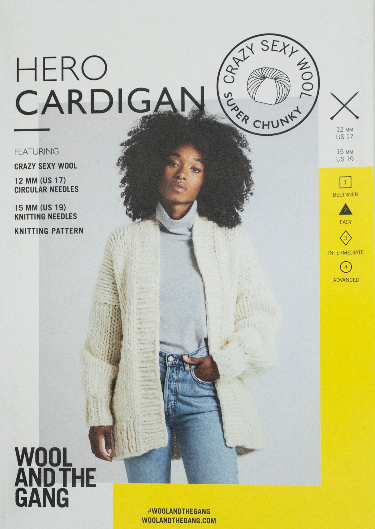 WATG Hero Cardigan KNITTING Pattern