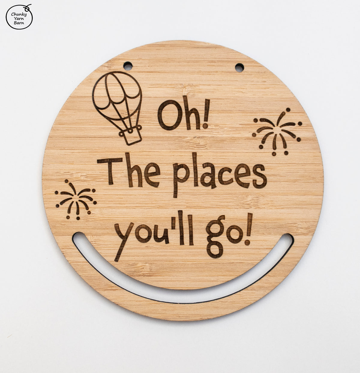 Macrame Frame OH THE PLACES YOU'LL GO