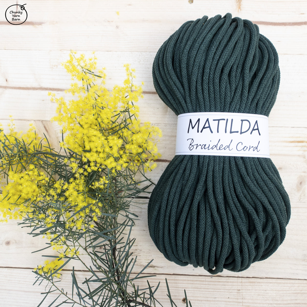 Matilda Braided Cord FOREST 5mm 100m