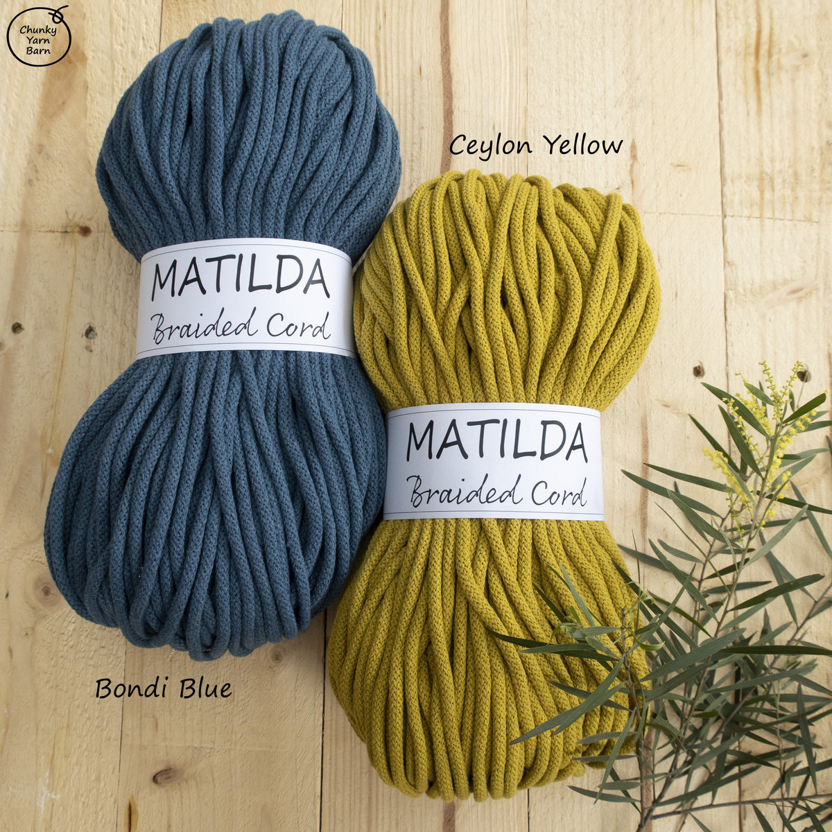 Matilda Braided Cord BONDI BLUE 5mm 50m