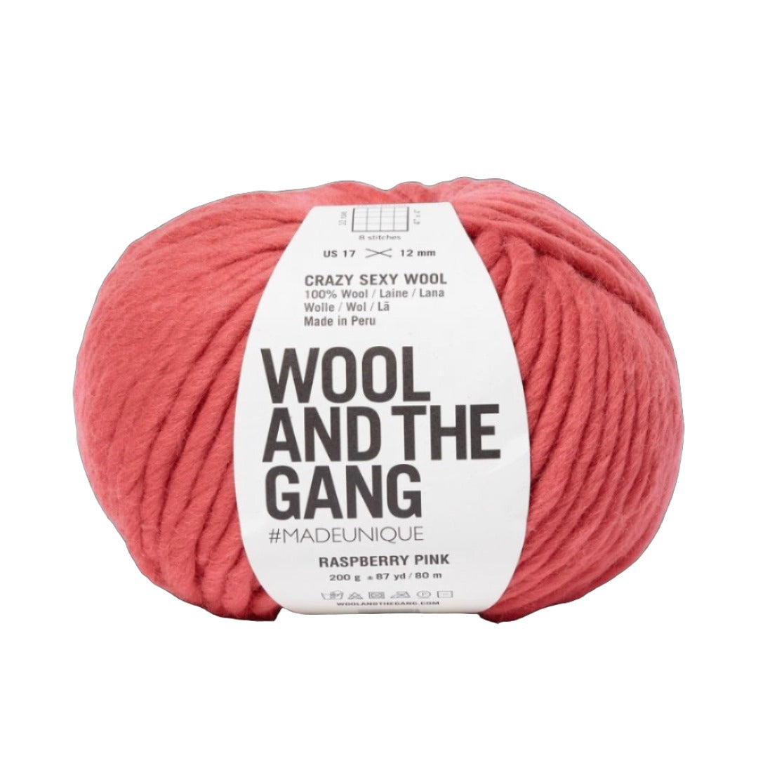 WATG Crazy Sexy Wool RASPBERRY PINK