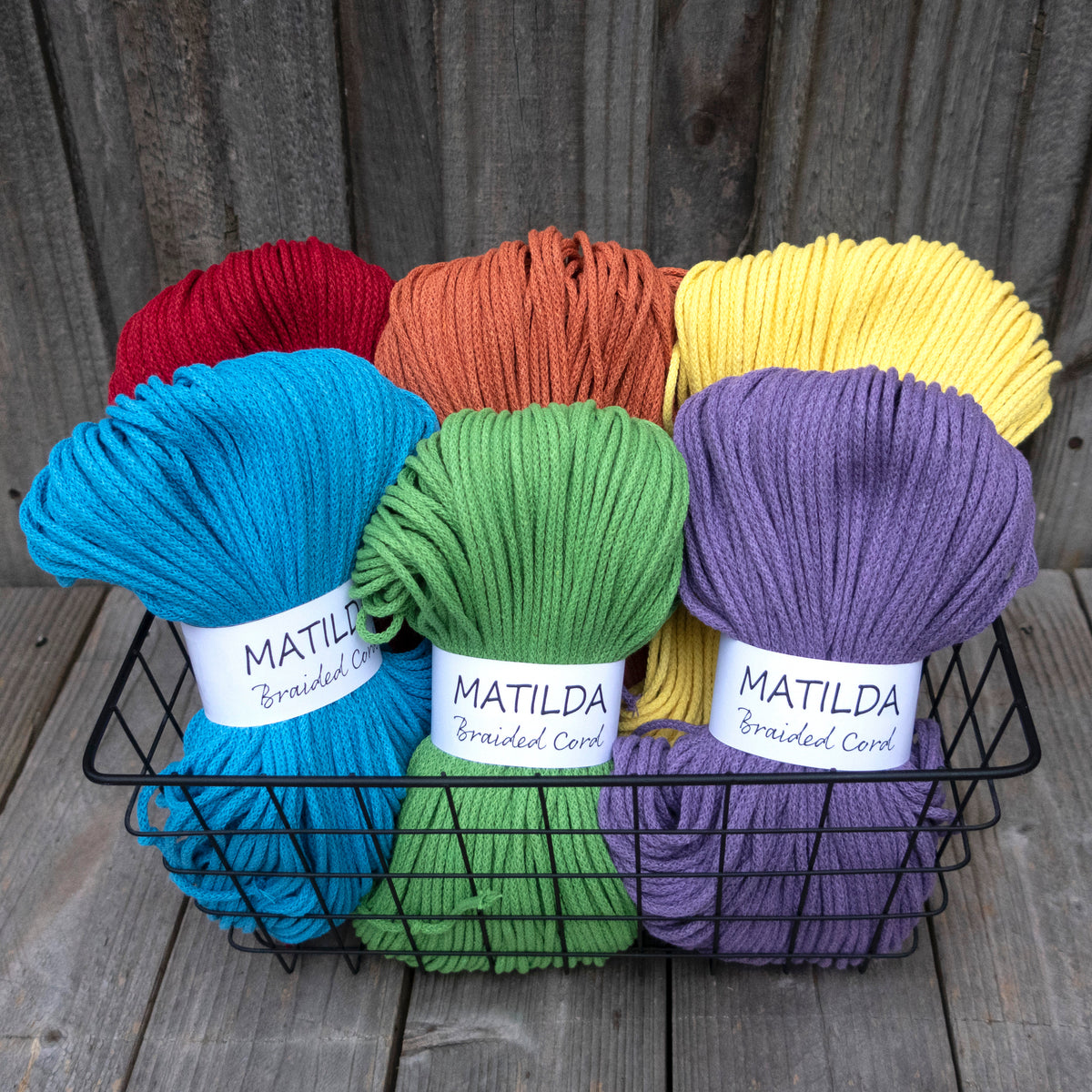 MATILDA Braided Cord AZURE 3mm 100m