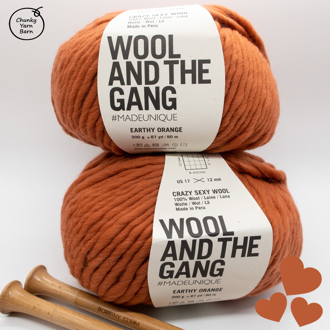 WATG Crazy Sexy Wool EARTHY ORANGE