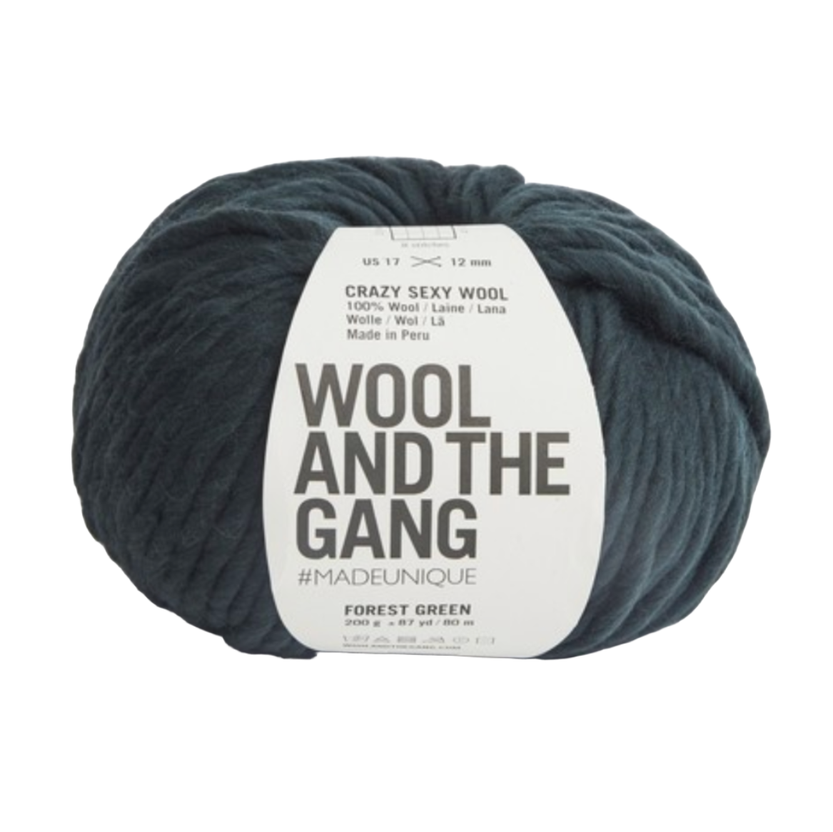 WATG Crazy Sexy Wool FOREST GREEN