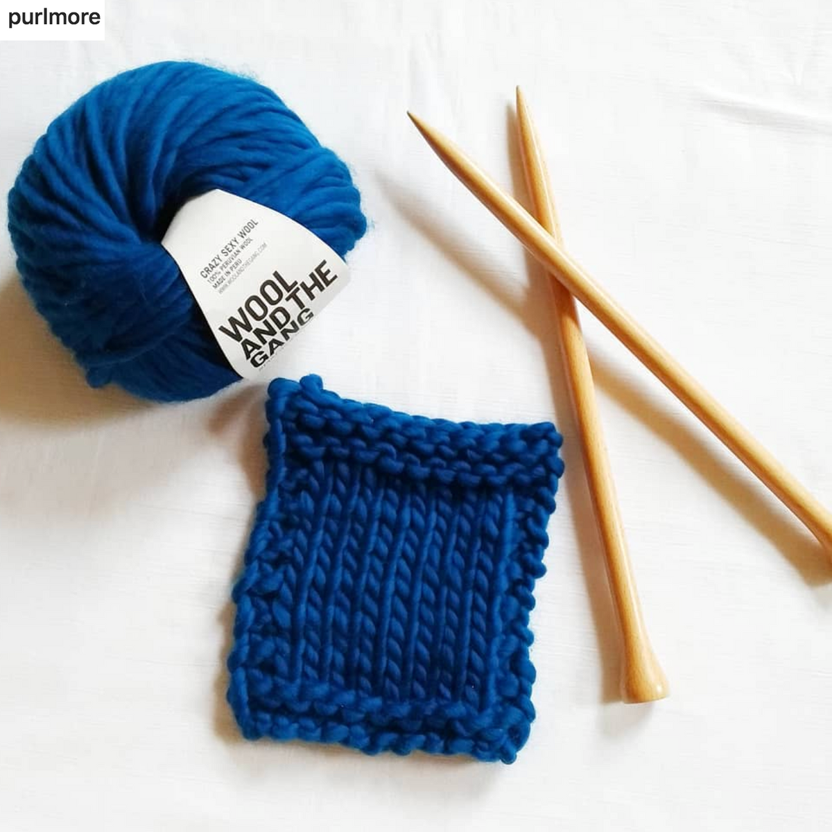 WATG Crazy Sexy Wool SHERPA BLUE