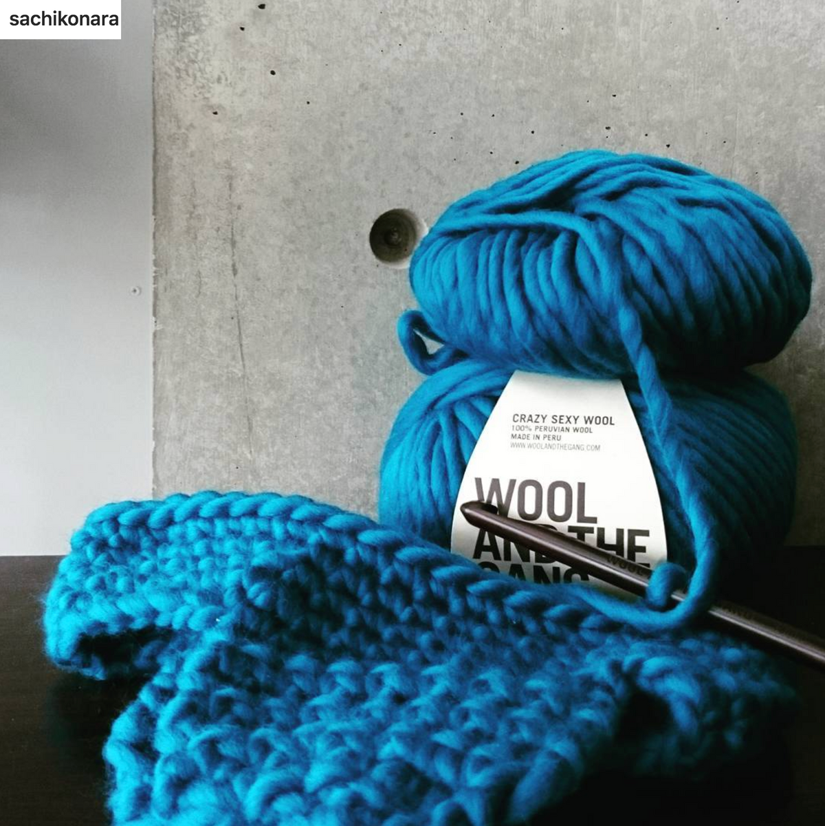 WATG Crazy Sexy Wool SHERPA BLUE