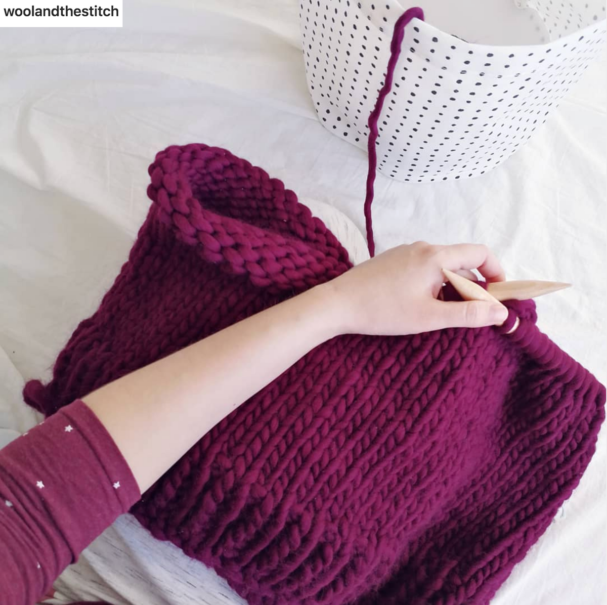 WATG Crazy Sexy Wool MARGAUX RED