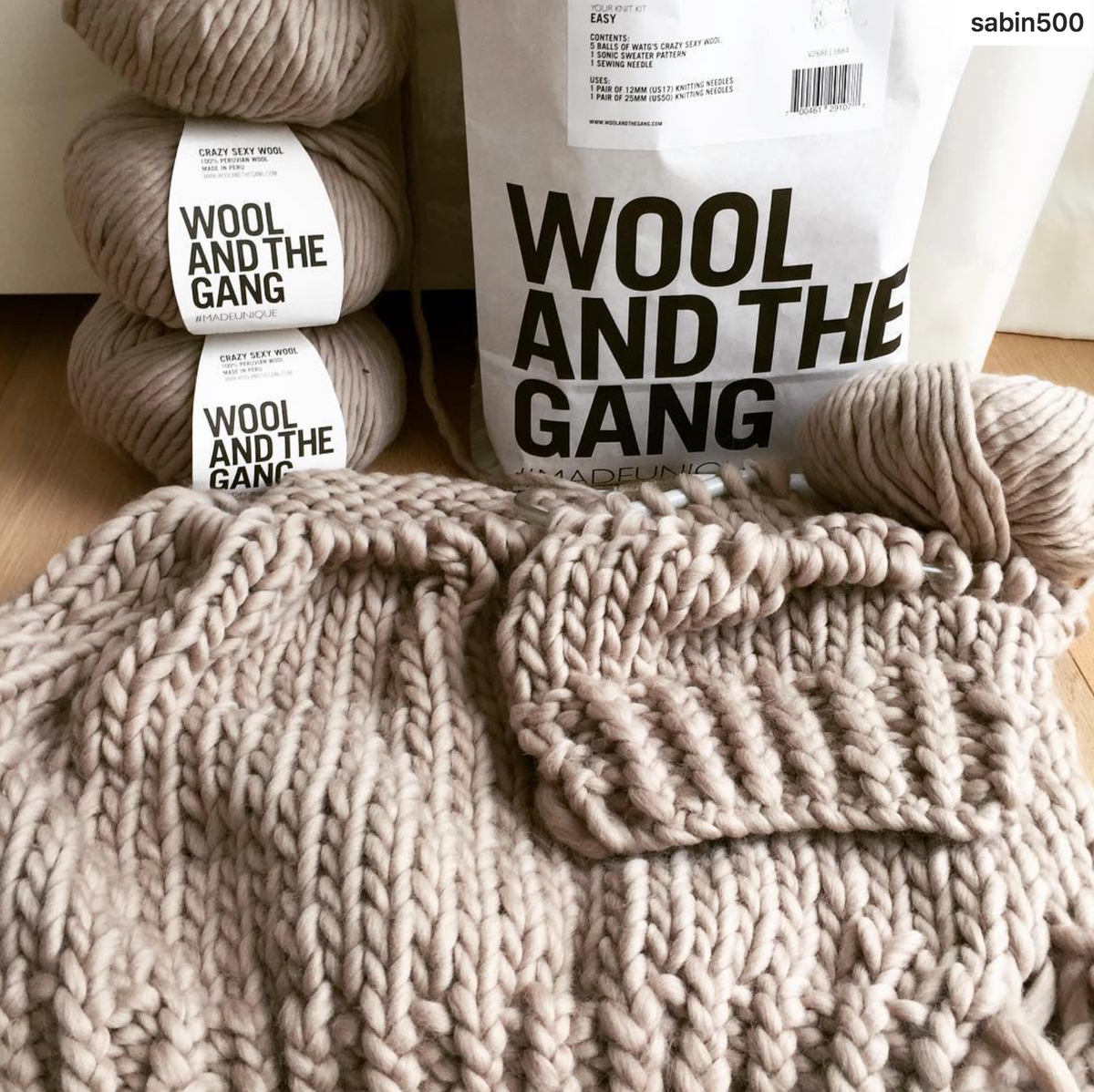 WATG Crazy Sexy Wool SAND TROOPER BEIGE