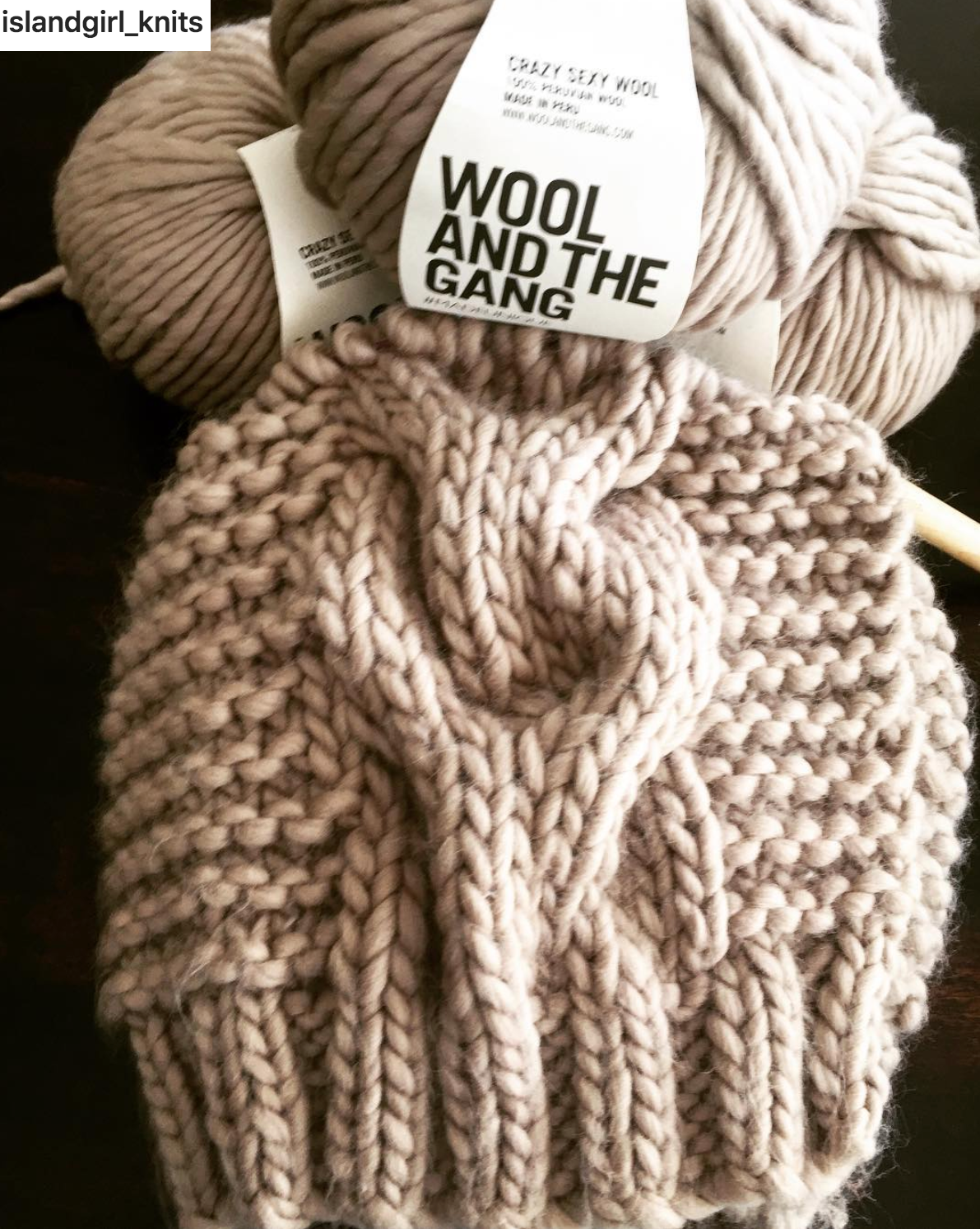 WATG Crazy Sexy Wool SAND TROOPER BEIGE