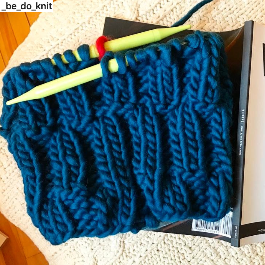 WATG Crazy Sexy Wool SHERPA BLUE