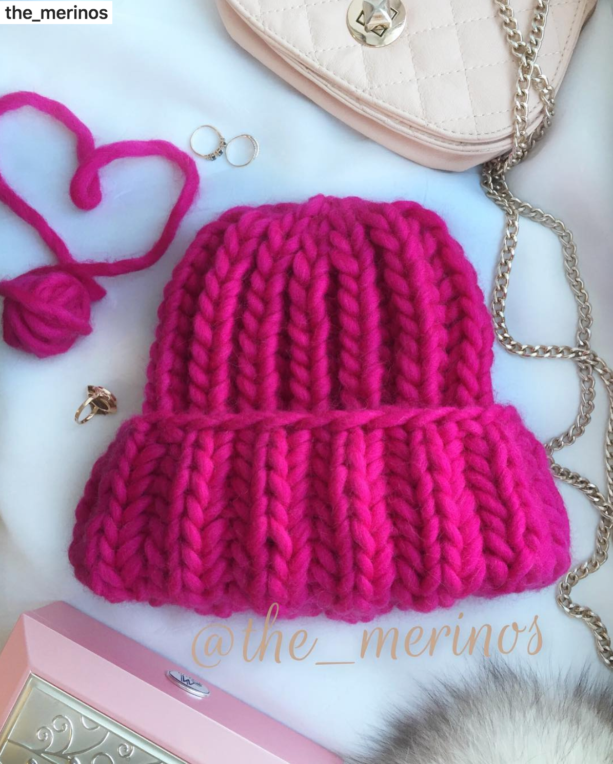 WATG Crazy Sexy Wool HOT PUNK PINK