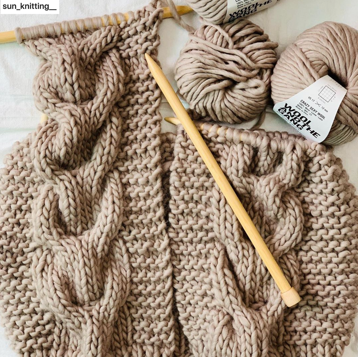 WATG Crazy Sexy Wool SAND TROOPER BEIGE