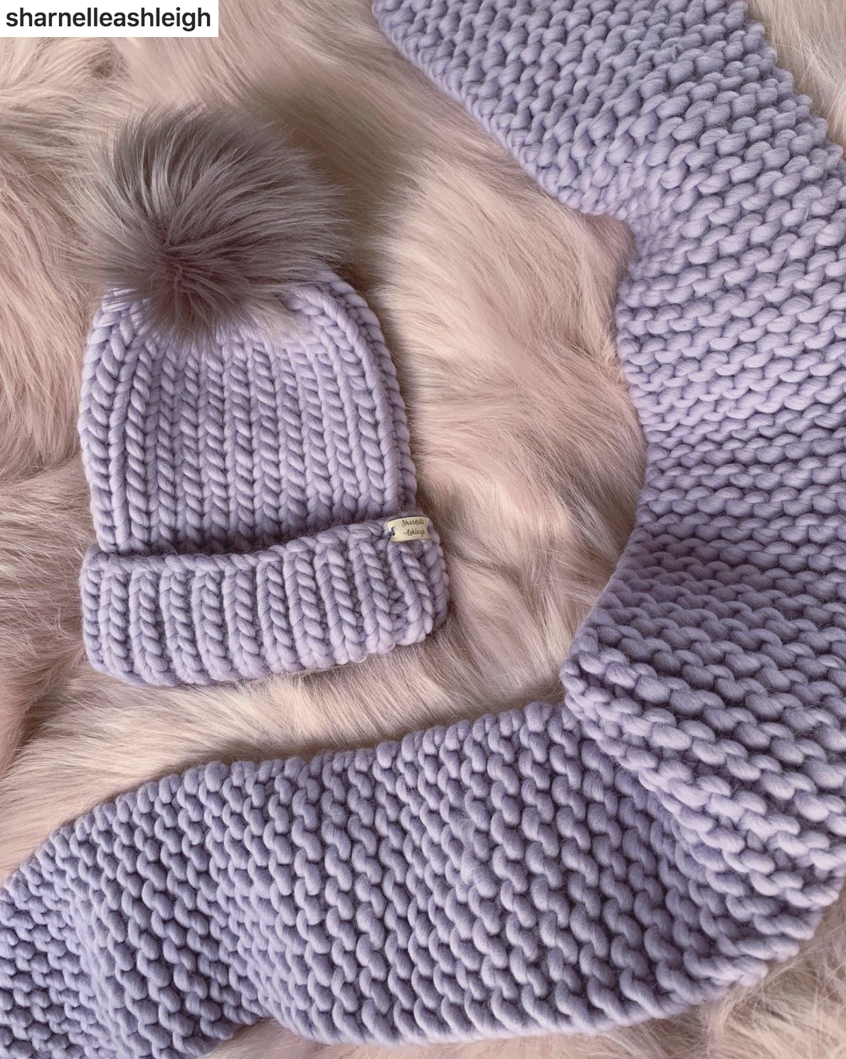 WATG Crazy Sexy Wool LILAC POWDER