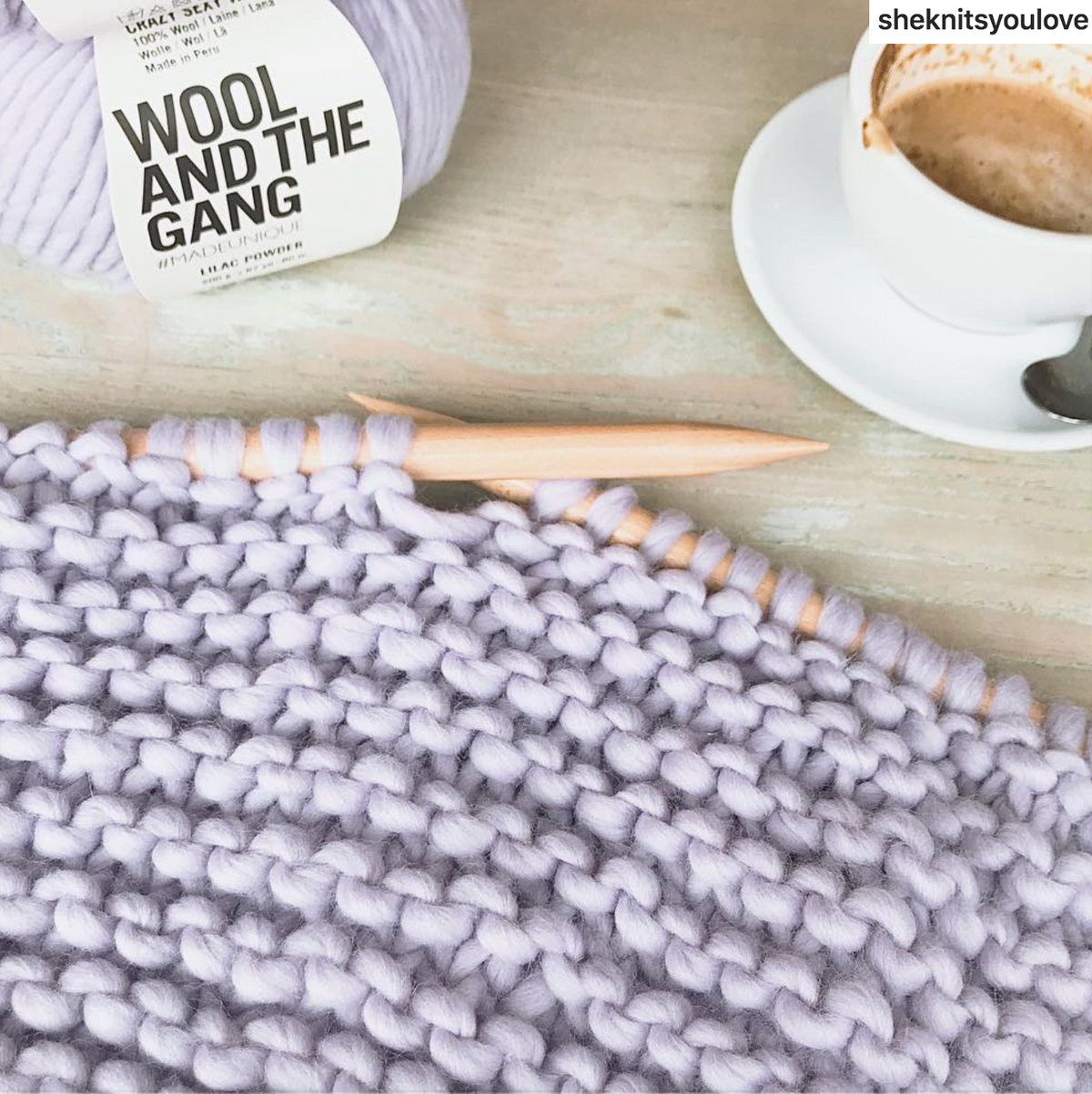 WATG Crazy Sexy Wool LILAC POWDER