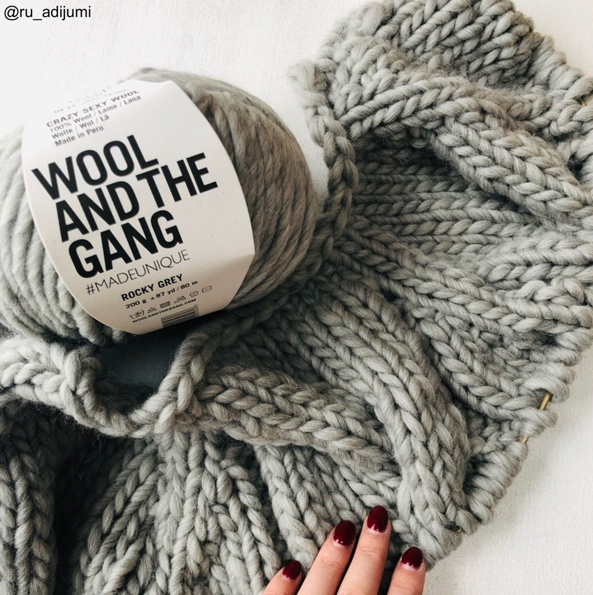WATG Crazy Sexy Wool ROCKY GREY