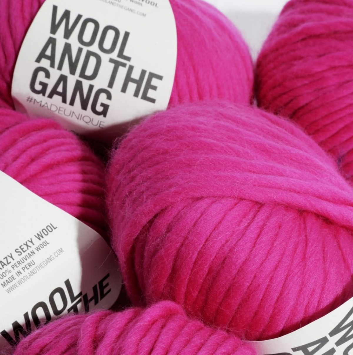 WATG Crazy Sexy Wool HOT PUNK PINK