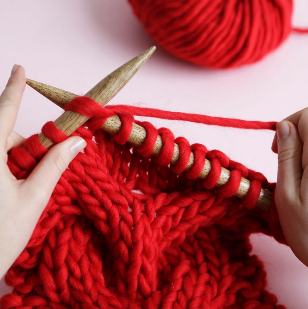 WATG Crazy Sexy Wool LIPSTICK RED