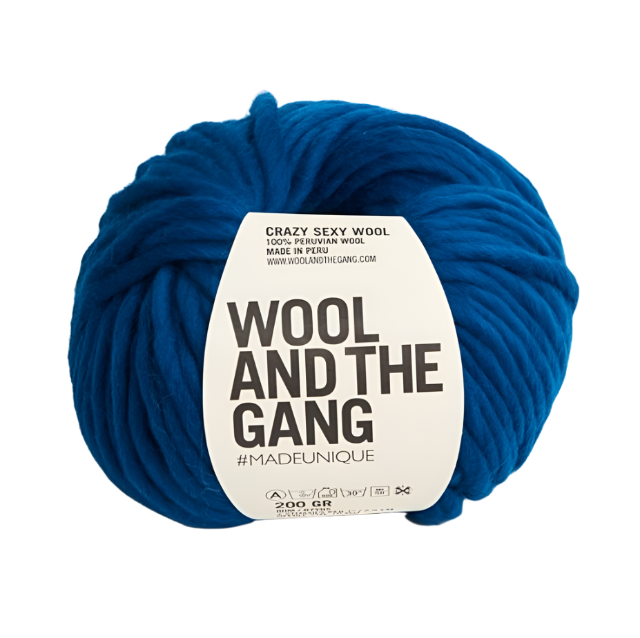 WATG Crazy Sexy Wool CURASAO BLUE