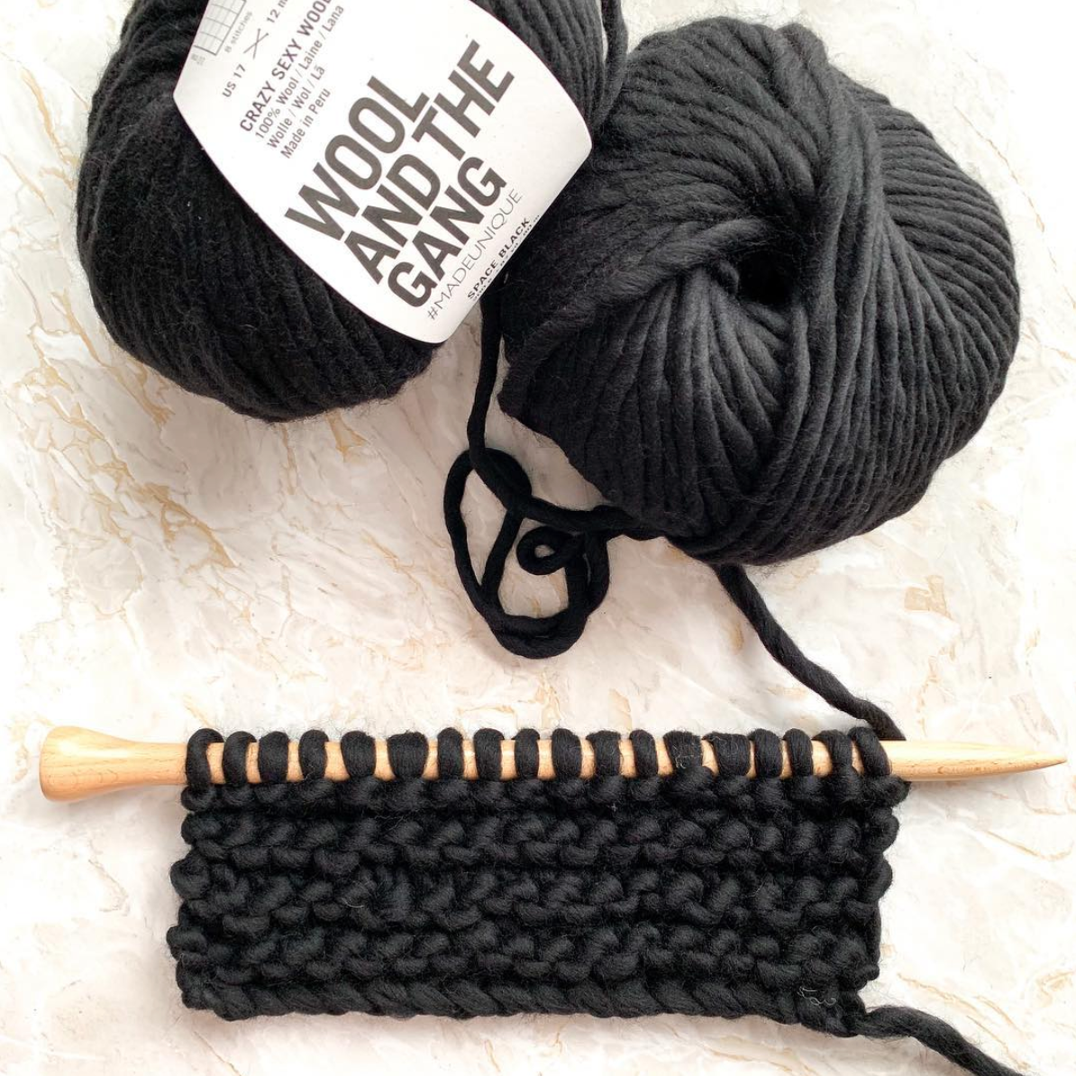 WATG Crazy Sexy Wool SPACE BLACK