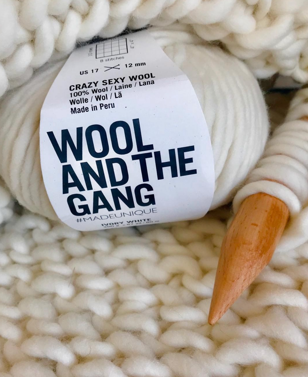 WATG Crazy Sexy Wool IVORY WHITE