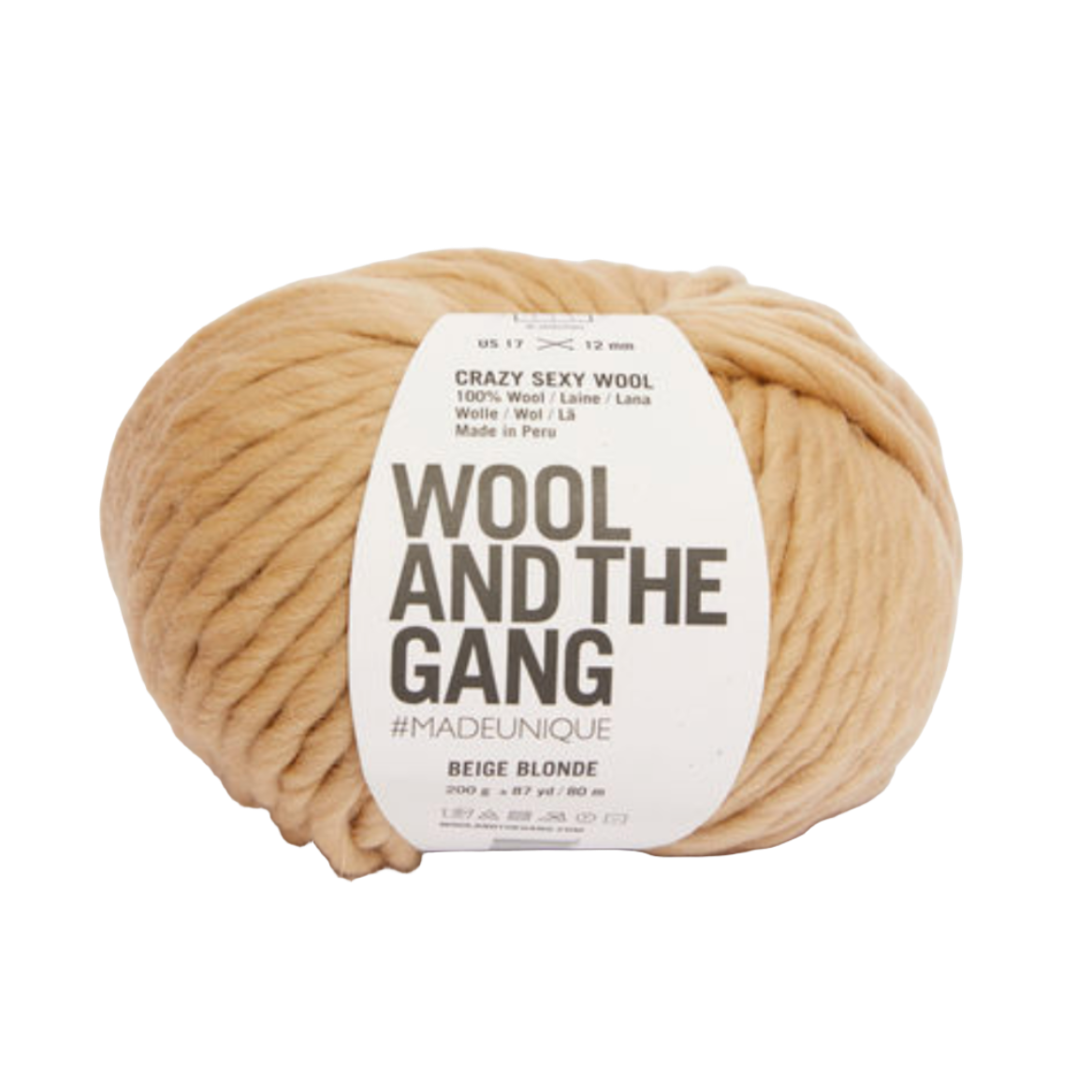 WATG Crazy Sexy Wool BEIGE BLONDE - Discontinued