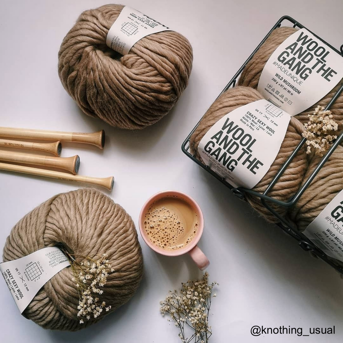 WATG Crazy Sexy Wool WILD MUSHROOM