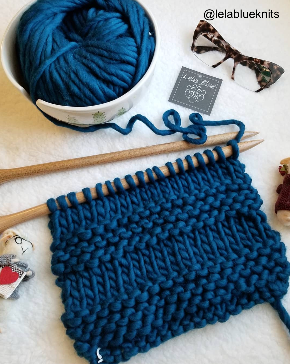 WATG Crazy Sexy Wool SHERPA BLUE