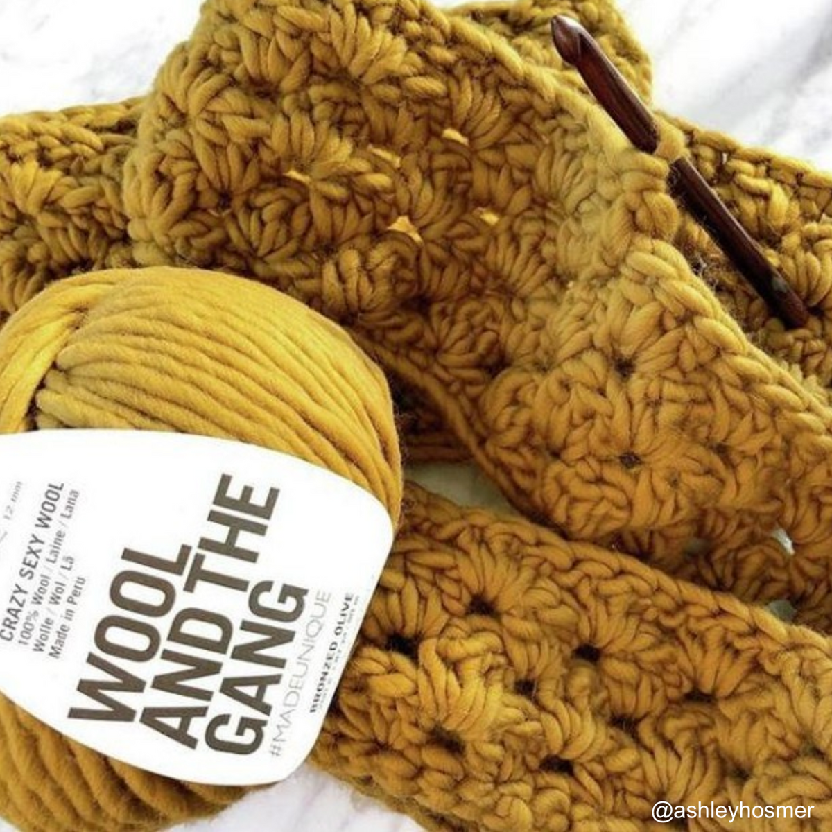 WATG Crazy Sexy Wool BRONZED OLIVE