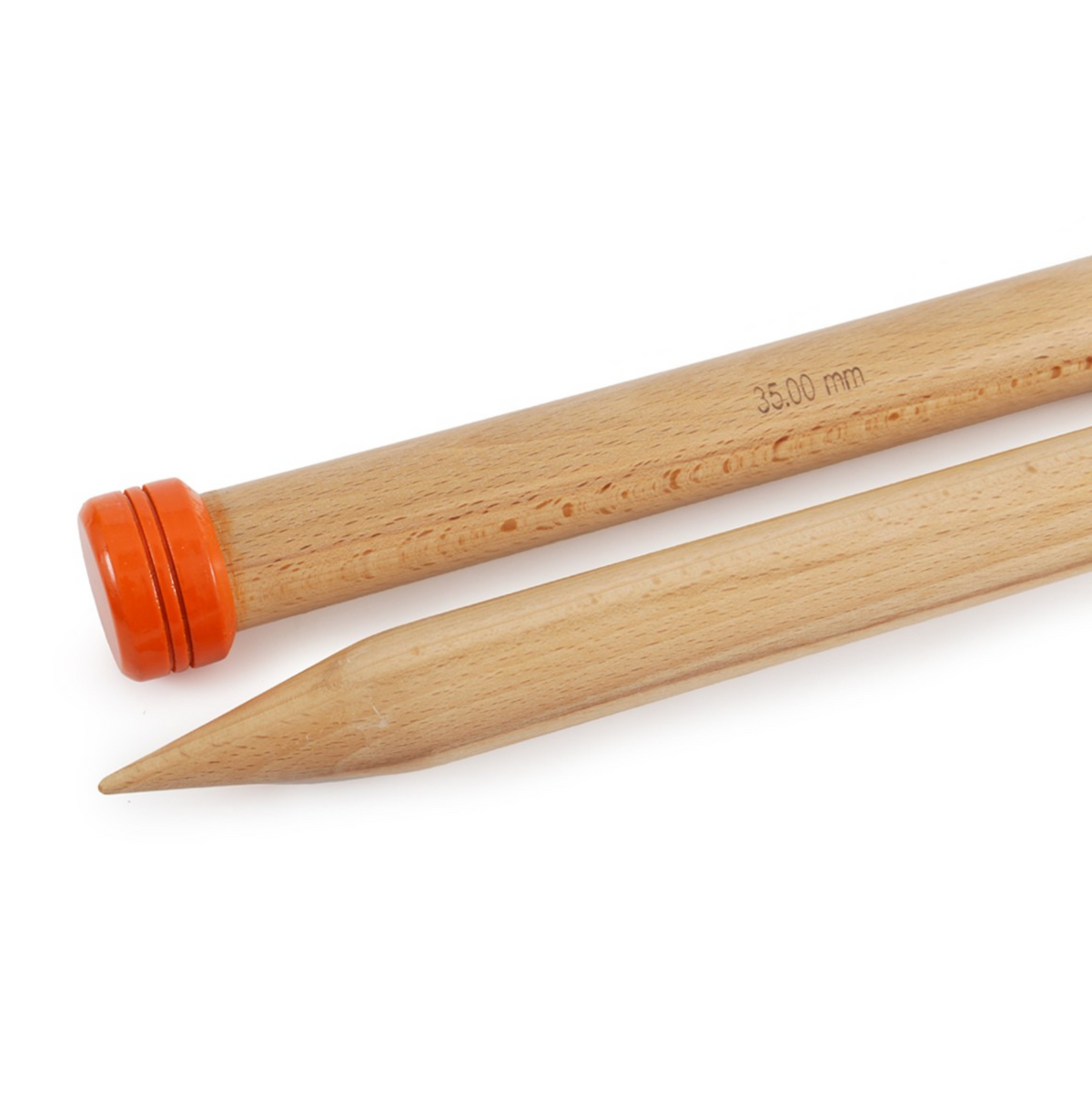 KnitPro Basix Birch 35cm Straight Needles (30mm-35mm)