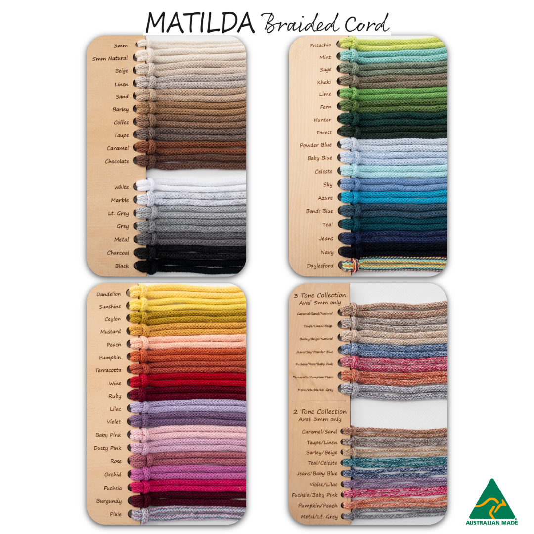 MATILDA Braided Cord 3mm 200m