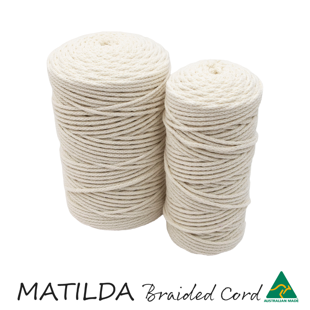 MATILDA Braided Cord NATURAL 3mm 100m