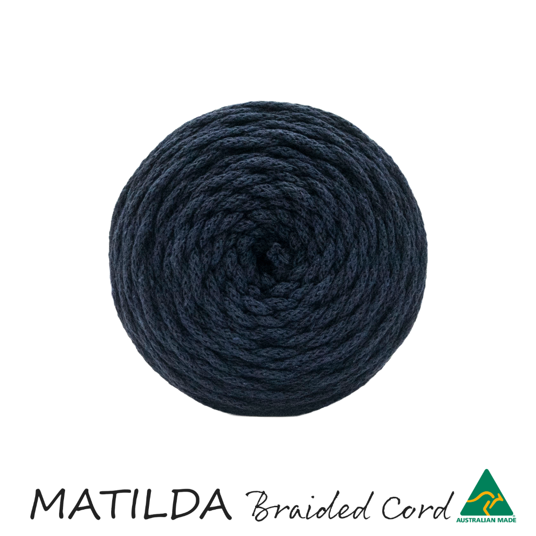 MATILDA Braided Cord NAVY 3mm 100m