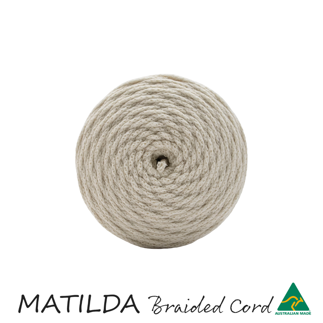 MATILDA Braided Cord NATURAL 3mm 100m
