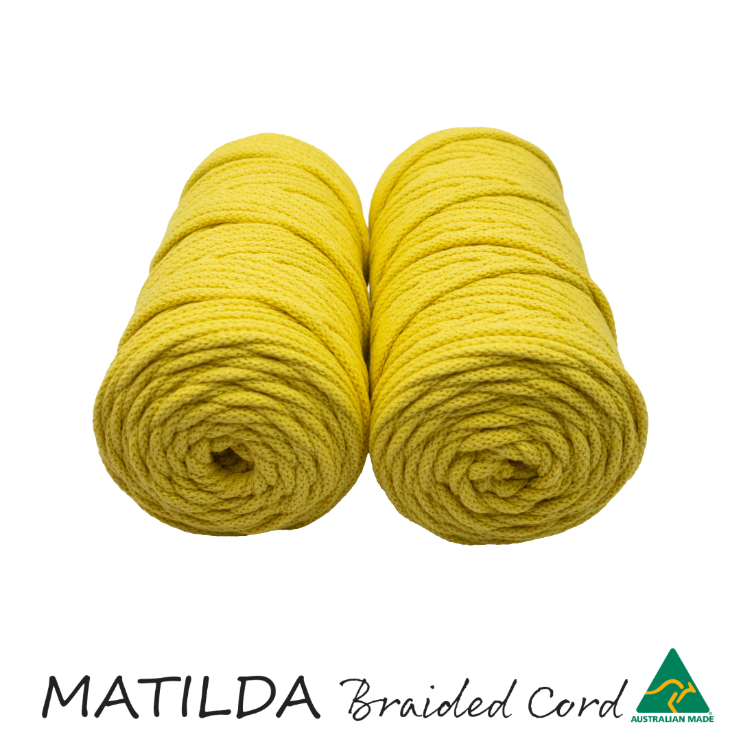 Matilda Braided Cord SUNSHINE 5mm 100m