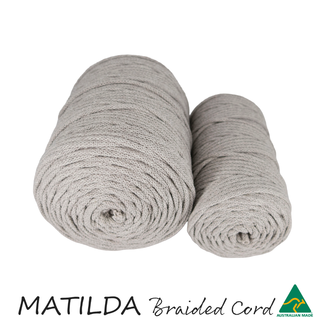 Matilda Braided Cord LINEN 5mm 100m